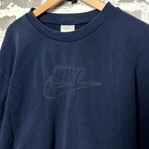 Vintage Nike Silver Tag Sweatshirt Size Large Cropped Fit Women's